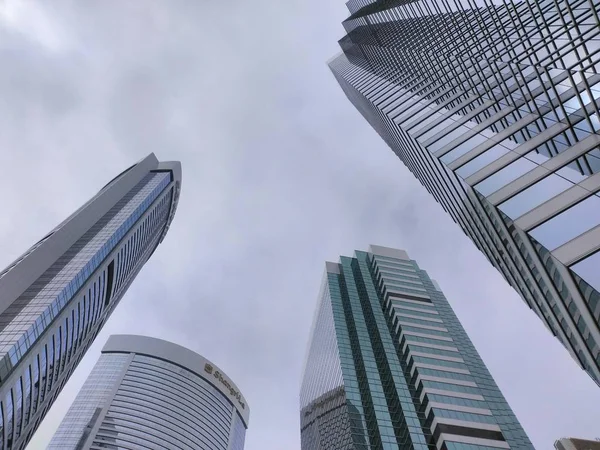 Rascacielos Modernos Hong Kong — Foto de Stock