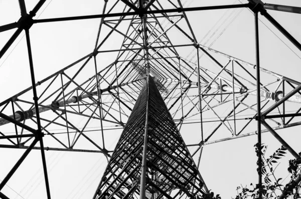 high voltage tower, electricity energy