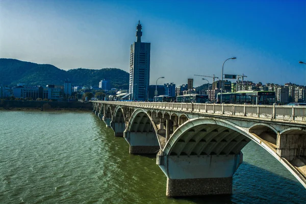 Vista Del Puente Sobre Río — Foto de Stock