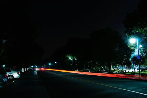 Hermosa Vista Nocturna Ciudad — Foto de Stock