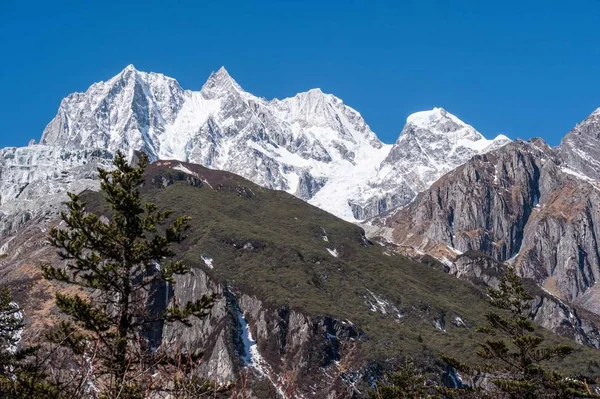 Montañas Nevadas Los Alpes — Foto de Stock