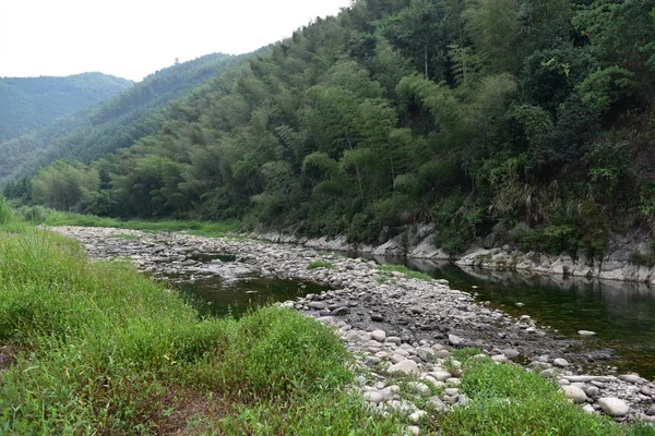 Río Las Montañas Fondo Natural — Foto de Stock