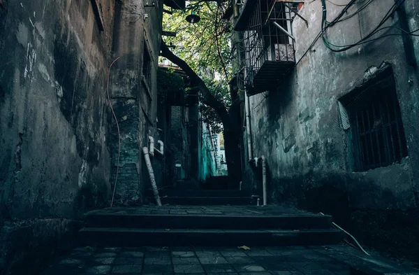 Viejo Edificio Abandonado Ciudad — Foto de Stock