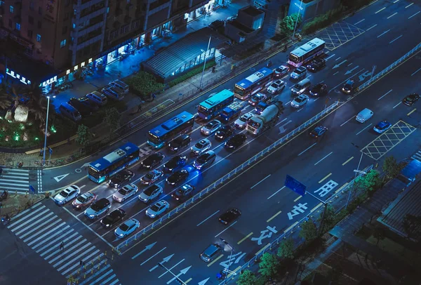 Воздушный Вид Город Гонконг — стоковое фото