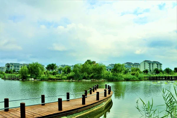 Hermosa Vista Del Parque Ciudad — Foto de Stock