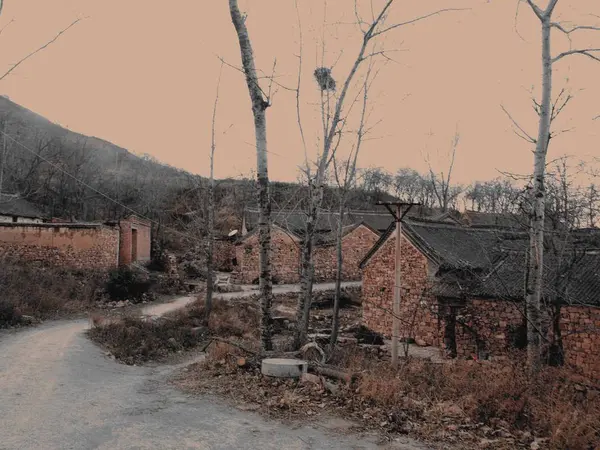 Vieja Casa Abandonada Las Montañas — Foto de Stock