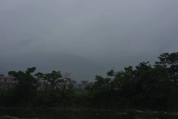 Hermosa Vista Del Cielo Oscuro — Foto de Stock