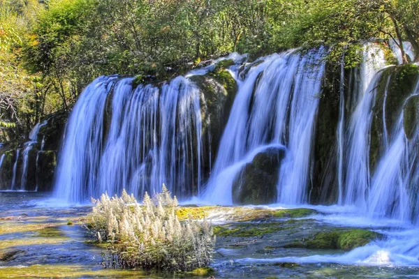 Πανέμορφο Τοπίο Του Jiuzhaigou Σετσουάν — Φωτογραφία Αρχείου