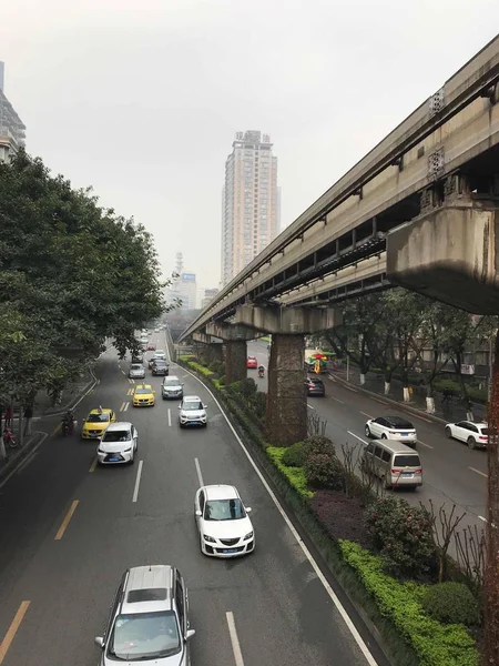 Atasco Tráfico Ciudad — Foto de Stock