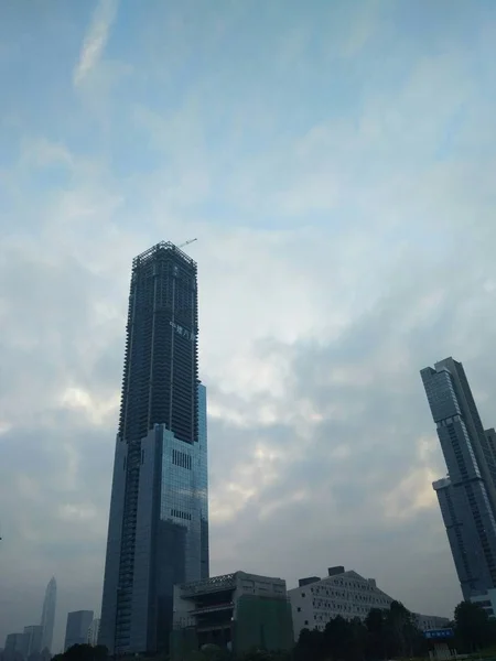 Rascacielos Modernos Ciudad — Foto de Stock