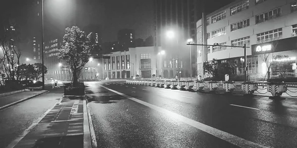 Движение Городе Ночью — стоковое фото