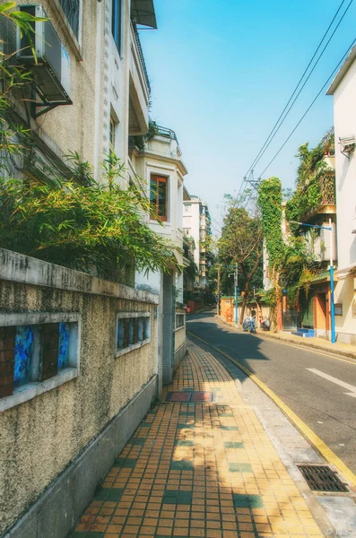 Foto Calle Ciudad Edificios Arquitectónicos — Foto de Stock