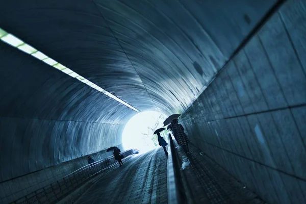 Промисловий Тунель Місті — стокове фото