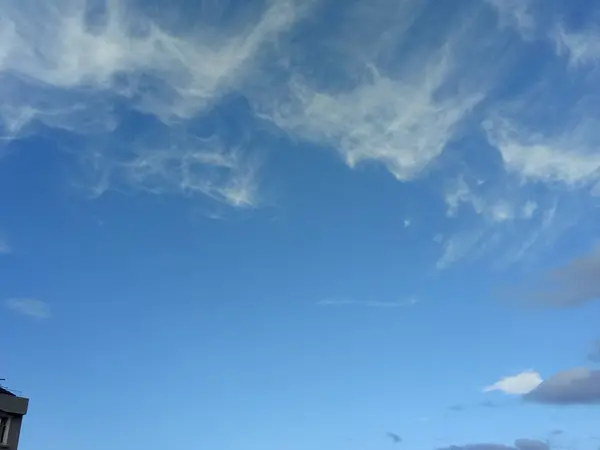 Hermoso Cielo Azul Con Nubes — Foto de Stock