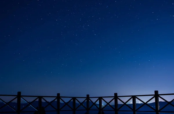 Fondo Estrellado Cielo Nocturno — Foto de Stock