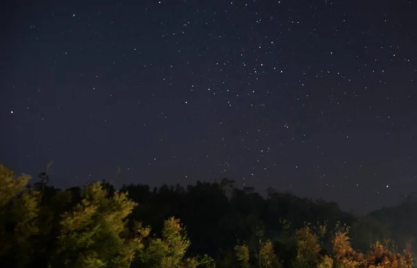 Fondo Estrellado Cielo Nocturno — Foto de Stock