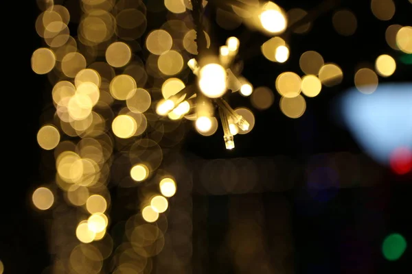 Borrosa Bokeh Luces Fondo — Foto de Stock