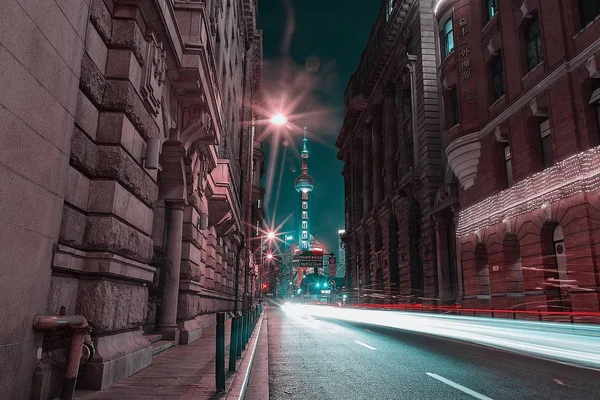 Hermosa Vista Nocturna Ciudad — Foto de Stock