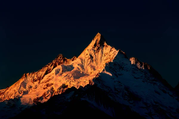 Hegyvidéki Táj Annapurna Nemzeti Park Nepal — Stock Fotó