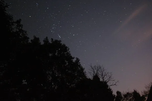 Cielo Nocturno Con Estrellas Atmósfera — Foto de Stock