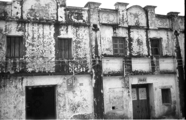 old abandoned building in a ruined house