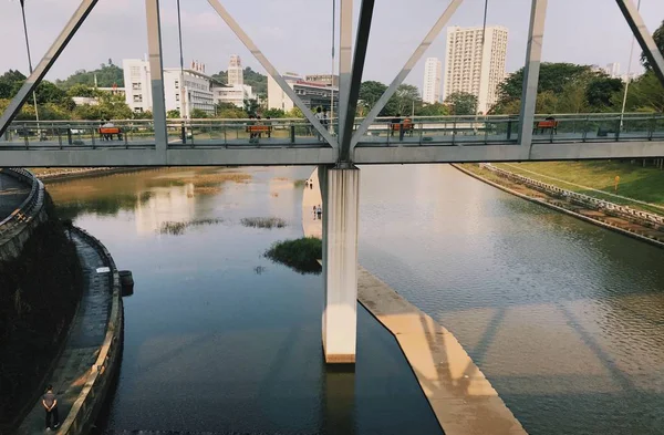 Hermosa Vista Del Parque Ciudad — Foto de Stock