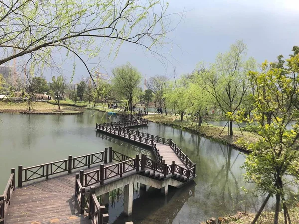 Hermoso Paisaje Del Lago — Foto de Stock