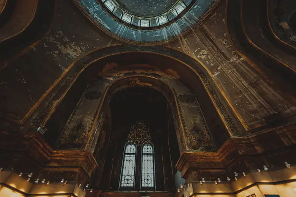 Interior Catedral Virgen María Centro Iglesia Del Salvador — Foto de Stock