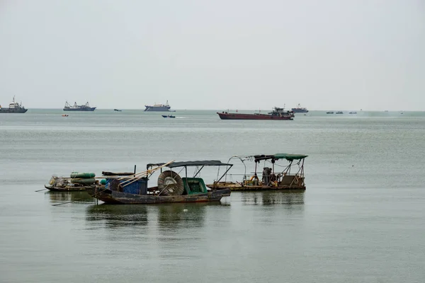 Barcos Mar Barco Agua Puerto — Foto de Stock