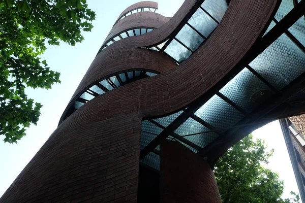 Edificio Moderno Ciudad Tailandia — Foto de Stock