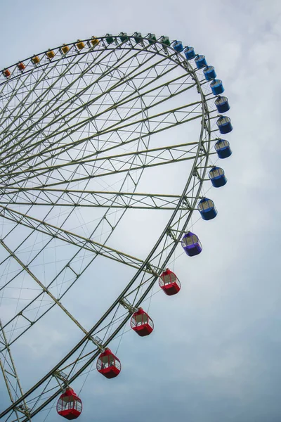 Ferris will carousel in amusement park