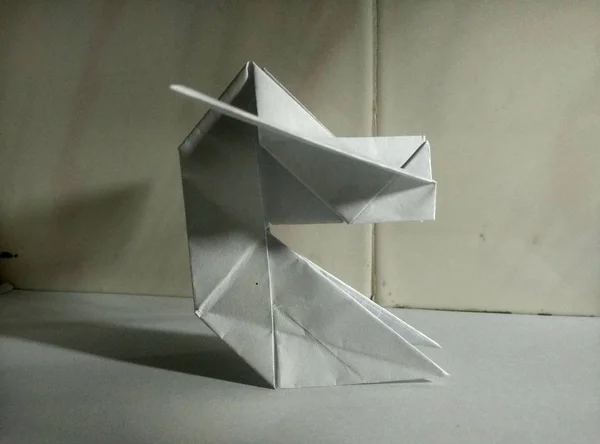 Origami Papel Arte Del Perro — Foto de Stock