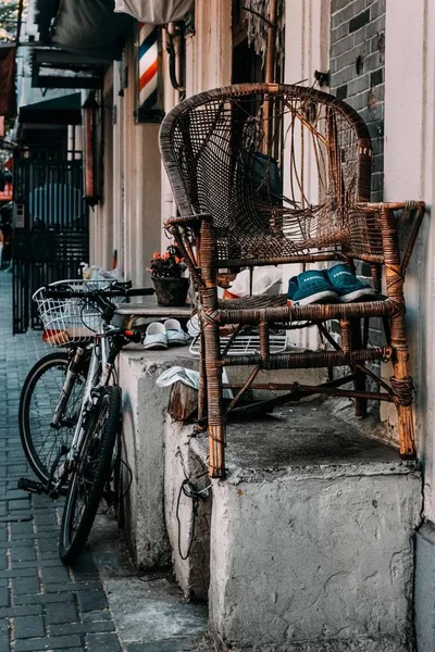 Městská Ulice Foto Městské Stavby — Stock fotografie