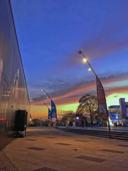 Vista Panorámica Moderna Ciudad — Foto de Stock