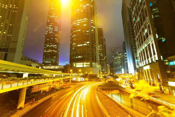 Tráfego Automóveis Ruas Modernas Cidade — Fotografia de Stock