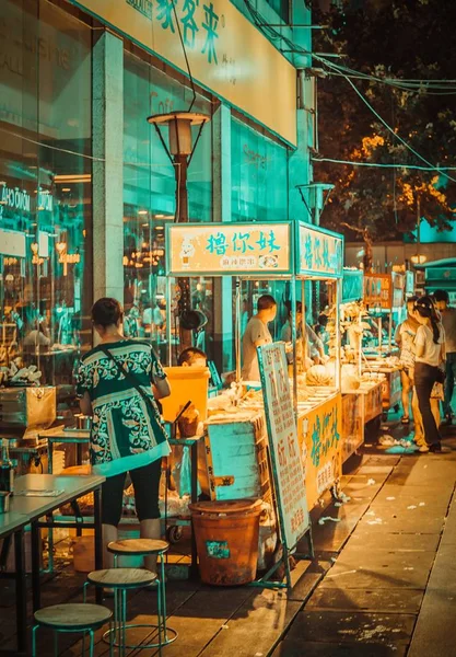 Interiér Restaurace Městě Hoi Vietnam — Stock fotografie