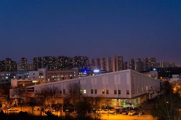 Hermosa Vista Nocturna Ciudad — Foto de Stock