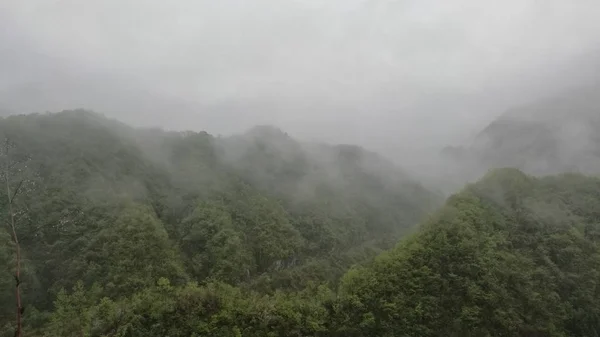 Niebla Niebla Las Montañas — Foto de Stock