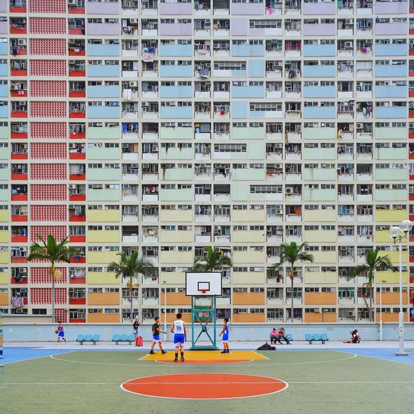 Moderno Edificio Varios Pisos Ciudad — Foto de Stock