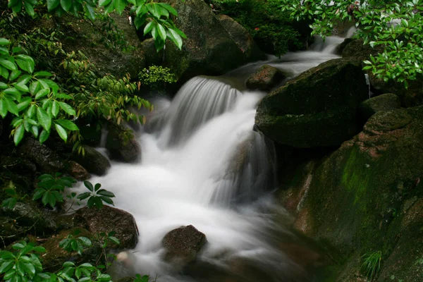 Bela Cachoeira Floresta — Fotografia de Stock