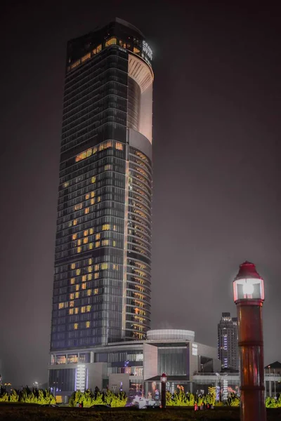 Vista Los Rascacielos Modernos Ciudad — Foto de Stock