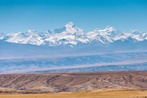 landscape of the valley of the negev desert in the united states of america