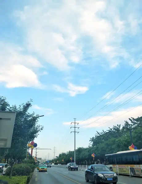 Tráfico Carretera Ciudad — Foto de Stock