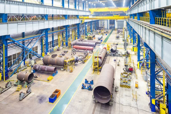 Rouleaux Stockage Pétrole Gaz Usine — Photo