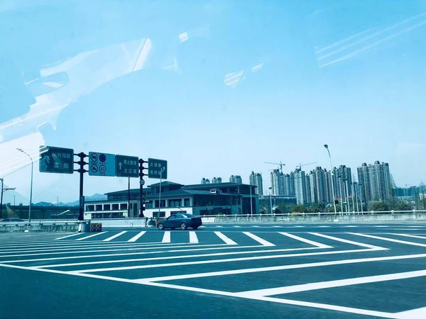 Tráfico Carretera Ciudad — Foto de Stock