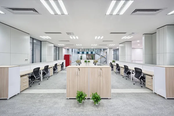 modern school office interior with chairs and table