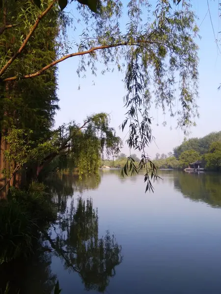 Landschaft Fluss Und Malerische Natur Blick — Stockfoto