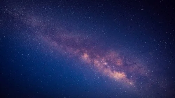 Leitosa Galáxia Céu Noturno — Fotografia de Stock