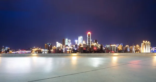 Hong Kong Skyline Notte — Foto Stock