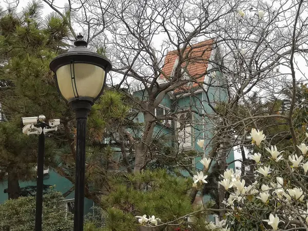 Farola Parque — Foto de Stock